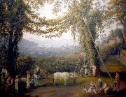 Jacob Philipp Hackert Vendanges dautrefois ou Lautomne Spain oil painting artist